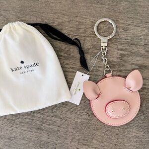 Rare Kate Spade Year of the Pig Keychain Bag Charm